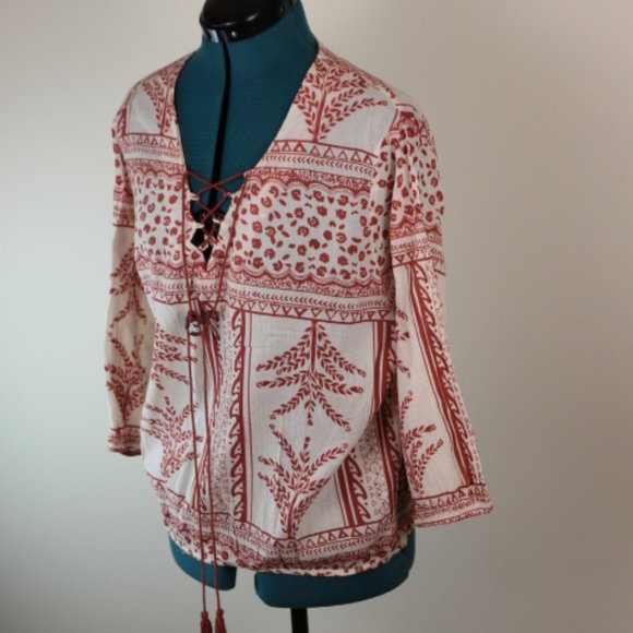 Lucy & Laurel Tops Lucy Laurel Womans Long Sleeve Blouse Poshmark